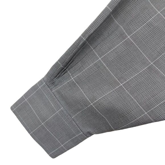 Brooks Brothers Mens Shirt 34 17-1/2 Button Up Long Sleeve Supima Cotton Gray - Picture 7 of 10